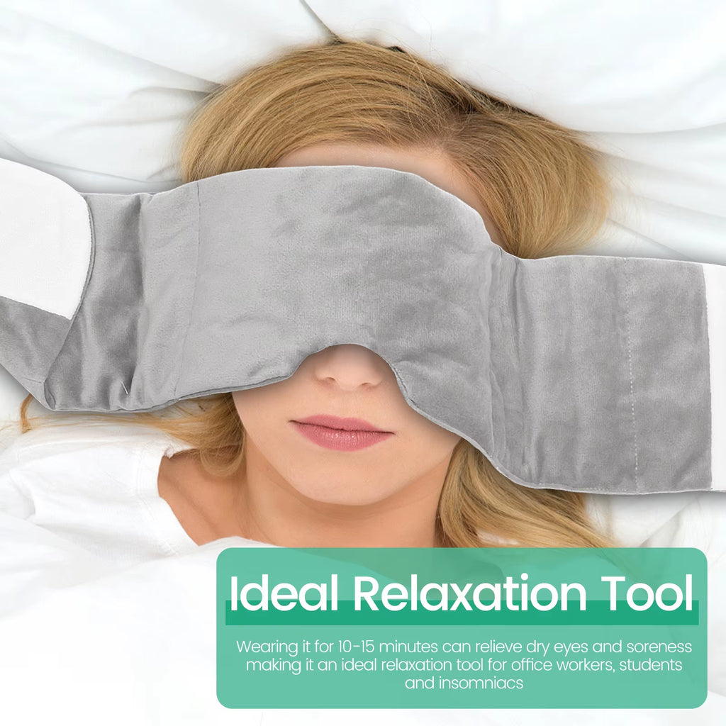 Weighted Blackout Sleep Mask – Soft & Adjustable